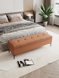 Italian Minimalist Storage Stool, Long Sofa Stool, End-Of-Bed Rest Stool, Entryway Shoe-Changing Stool, Household Storage Box, Footrest Small Stool