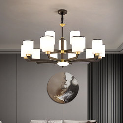 All-Copper New Chinese-Style Chandelier, Living Room Main Light, Simple and Elegant, Chinese Style, Modern Chinese-Style Bedroom, Dining Room, Lobby Lighting Fixtures