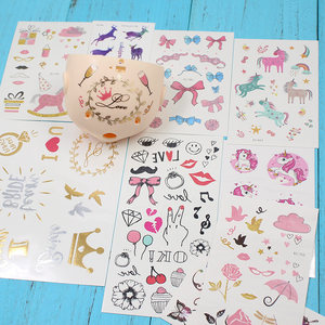 ICY DBS small doll special back brain water sticker tattoo sticker animal letter pattern
