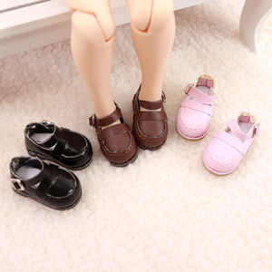 
ICY DBS small rag shoes pink brown black sun buckle leather shoes 8 points baby 19 joint ob24 baby shoes