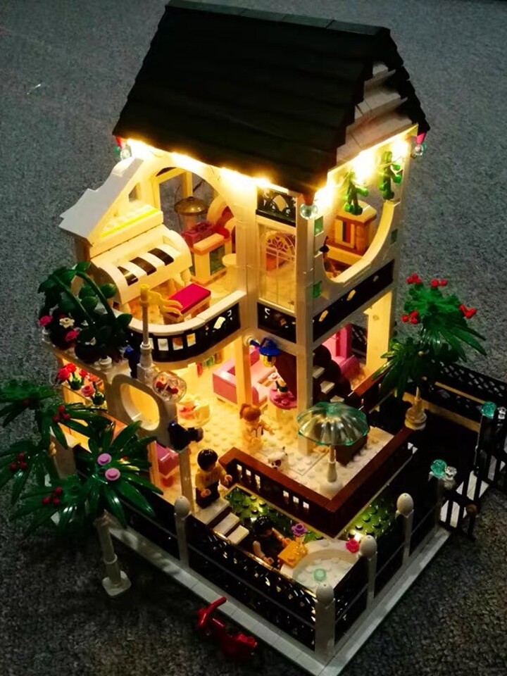 乐高积木拼装房子别墅城堡玩具