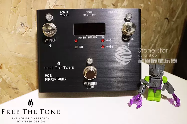 FREE THE TONE MC-3 MC3 可编程MIDI 控制器线控配件-Taobao