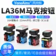 Nút LA36M Mark nút đôi vị trí kép có đèn tự đặt lại đầu vuông đầu tròn thường mở thường đóng mở 22mm