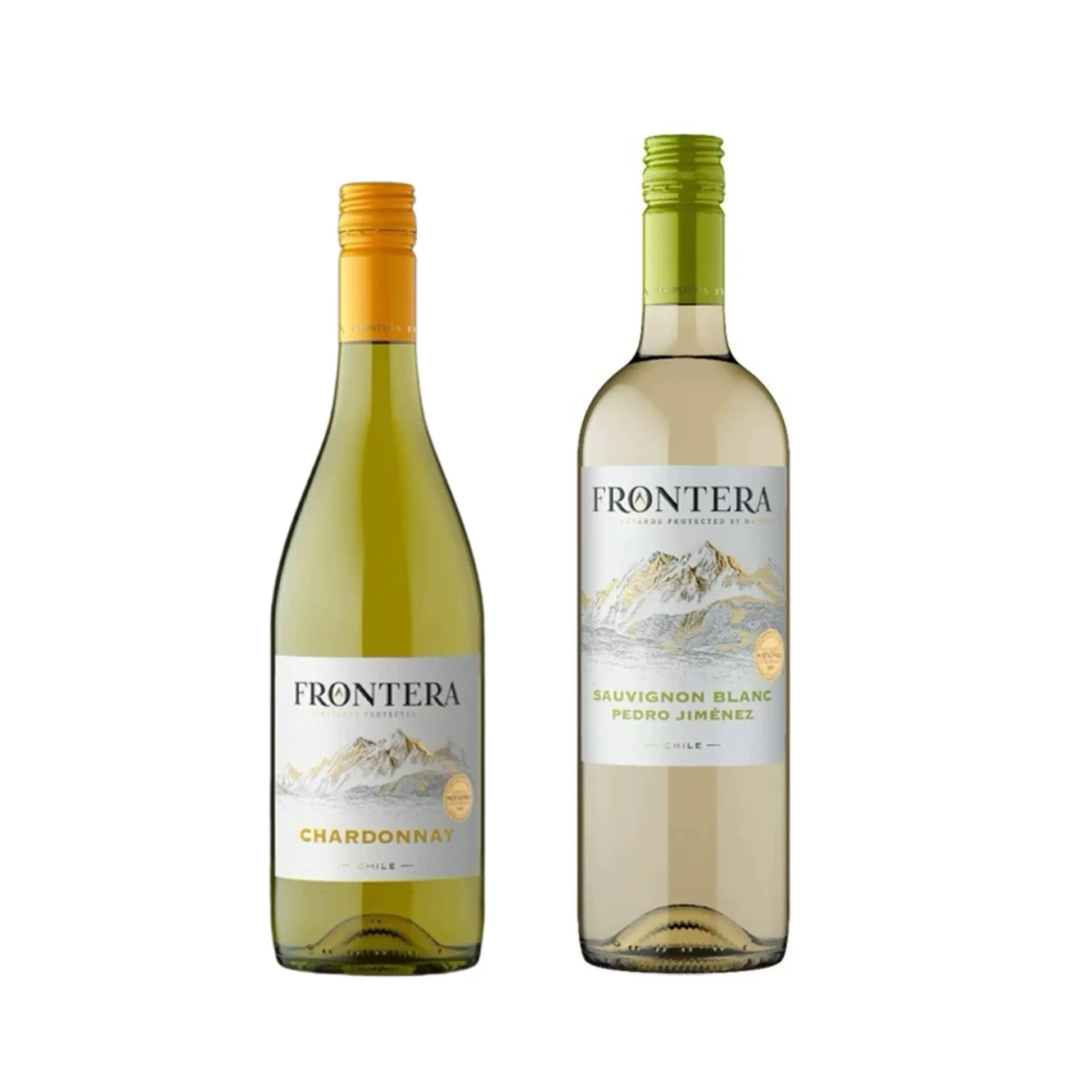 缘峰长相思 霞多丽白葡萄酒frontera sauvignon chardonnay 2支