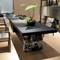 2025 New Light Luxury Simple Solid Wood Tea Table Intelligent Lift Tea Table Design Office Living Room Premium Tea Table