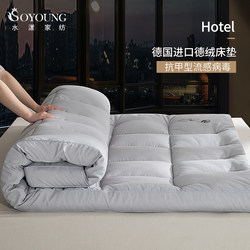 Derong Antibacterial Thickened Hotel Mattress Pad, Home Single/Double Mattress Pad, Student Dormitory Bed Mattress Protector