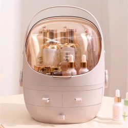 Internet-Famous Cosmetic Storage Box, Dust-Proof, Large Capacity, Dressing Table, Skin Care Products, Home Desktop Organizing Box, Storage Rack