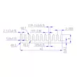 Điện Tử MOS Chip Tản Nhiệt 40/100*40*8 Mm Nhôm Trắng Hồ Sơ Tản Nhiệt Tấm Nhôm Nhiệt Dẫn Điện khối Nhôm Tùy Chỉnh quạt tản nhiệt sò lạnh Linh kiện tản nhiệt