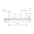 Nhôm định tuyến tản nhiệt 30*11*5mm điện tử tản nhiệt chip làm mát khối bộ nhớ video bộ nhớ dây dẫn nhiệt 