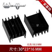 Bộ tản nhiệt bằng nhôm tùy chỉnh có tản nhiệt dạng pin 30/34*23*16MMM TDA7294/L298IC