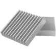 Điện Tử MOS Chip Tản Nhiệt 40/100*40*8 Mm Nhôm Trắng Hồ Sơ Tản Nhiệt Tấm Nhôm Nhiệt Dẫn Điện khối Nhôm Tùy Chỉnh quạt tản nhiệt sò lạnh Linh kiện tản nhiệt