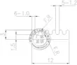 coolmoon 240 Tản nhiệt nhôm chất lượng cao 12*12*3mm chip tản nhiệt bộ nhớ video bộ nhớ dẫn nhiệt MOS ống tản nhiệt tản aio Linh kiện tản nhiệt