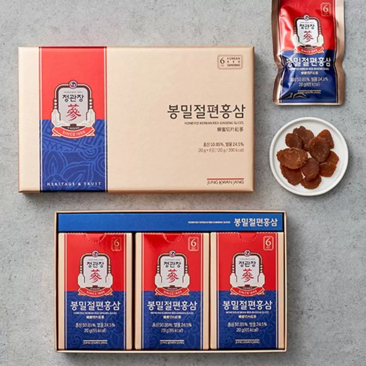 正官庄天鹿精便6年高丽参红参鹿茸浓缩液10g*30韩国本土代购