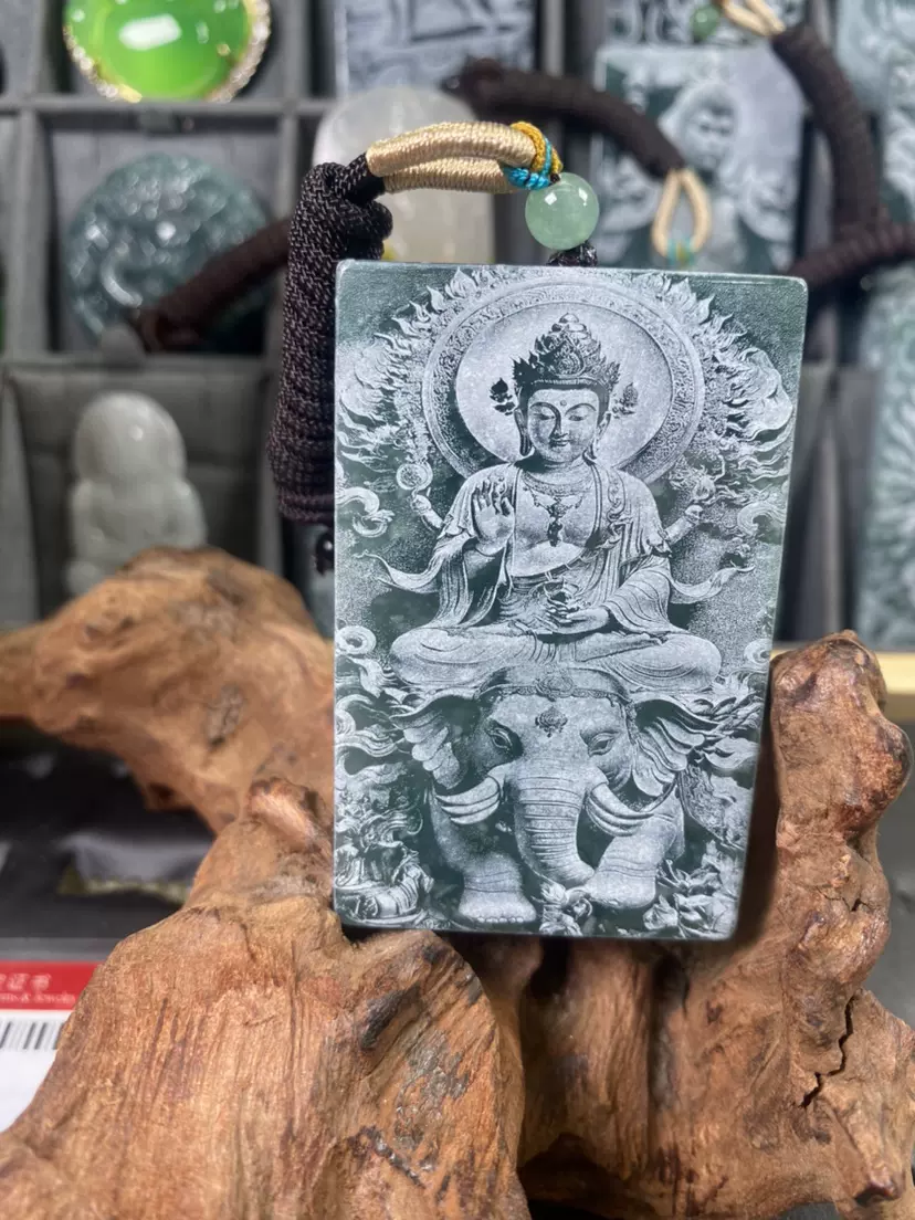 郷下収集 天然翡翠象嵌 弔墜 根付 裝身具 貴婦飾品 翡翠佛吊坠镶嵌品牌排行榜- 十大品牌- 京东