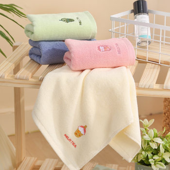 Pure cotton towel, softer in water, children's towel