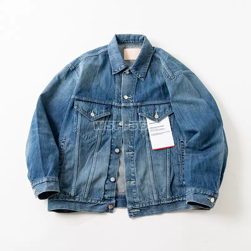 现货GRAPHPAPER SELVAGE DENIM TRUCKER JACKET日产水洗牛仔夹克-Taobao