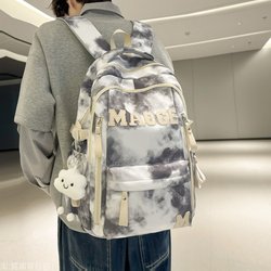 High School Student Backpacks, Junior High School Girls' Stylish and Unique School Backpacks, Boys' Elementary School Backpacks, College Students' Tie-Dye Backpacks