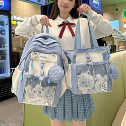 Middle School Student Backpack for Girls, Elementary School Student 2025 New Style Backpack, Women's High-End Niche Backpack, High Aesthetic Value