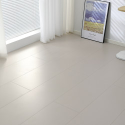 Solid Color Cream-Style Parquet Flooring for Home Use, Environmentally Friendly Click-Lock Waterproof and Wear-Resistant, Suitable for Underfloor Heating, Direct Sales from the Manufacturer