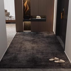 Italian Solid Color Floor Mat, Stain-Resistant Doormat, Light Luxury High-End Feel, Entrance Mat, Non-Slip Doorway Carpet for Home Use