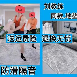 Coach Liu's Same Style Carpet Non-Slip Mat Soundproof Floor Mat Home Dance Mat Yoga Fitness Mat Exercise Mat
