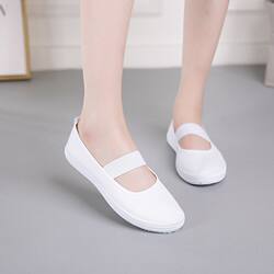 White Dance Shoes, Gymnastics Shoes, Small White Shoes for Young Children, Soft-Soled Fitness Shoes for Girls, Boys' Yoga Canvas Shoes