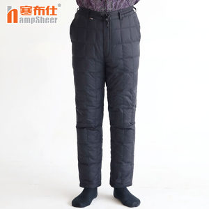 
Hanbusi middle-aged and elderly down pants for men and women thickened and high-waisted winter warm trousers counter new product 20806