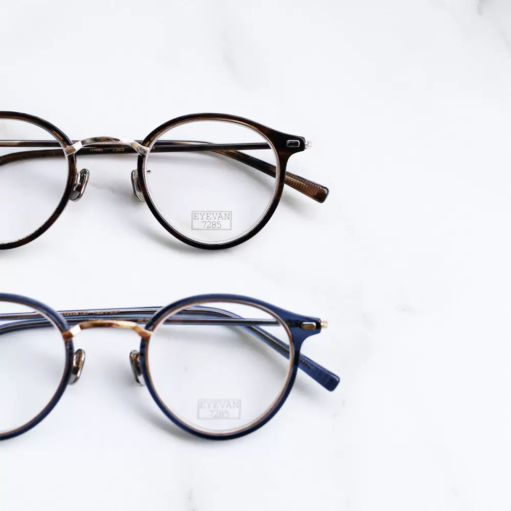 授权实体经销商】EYEVAN7285 777日本手工眼镜架男女近视眼镜框-Taobao