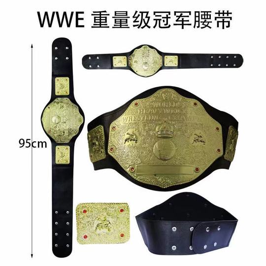WWEチャンピオンシップベルト - 1/1スケール 金メッキ - USA