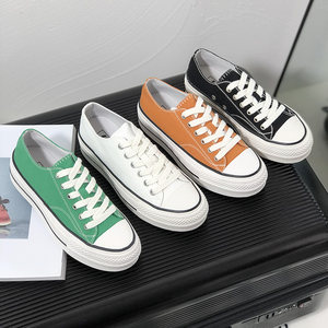 
Cokayi new thick-soled fashionable canvas shoes for women Korean style versatile ulzzang casual board shoes sponge cake small white shoes
