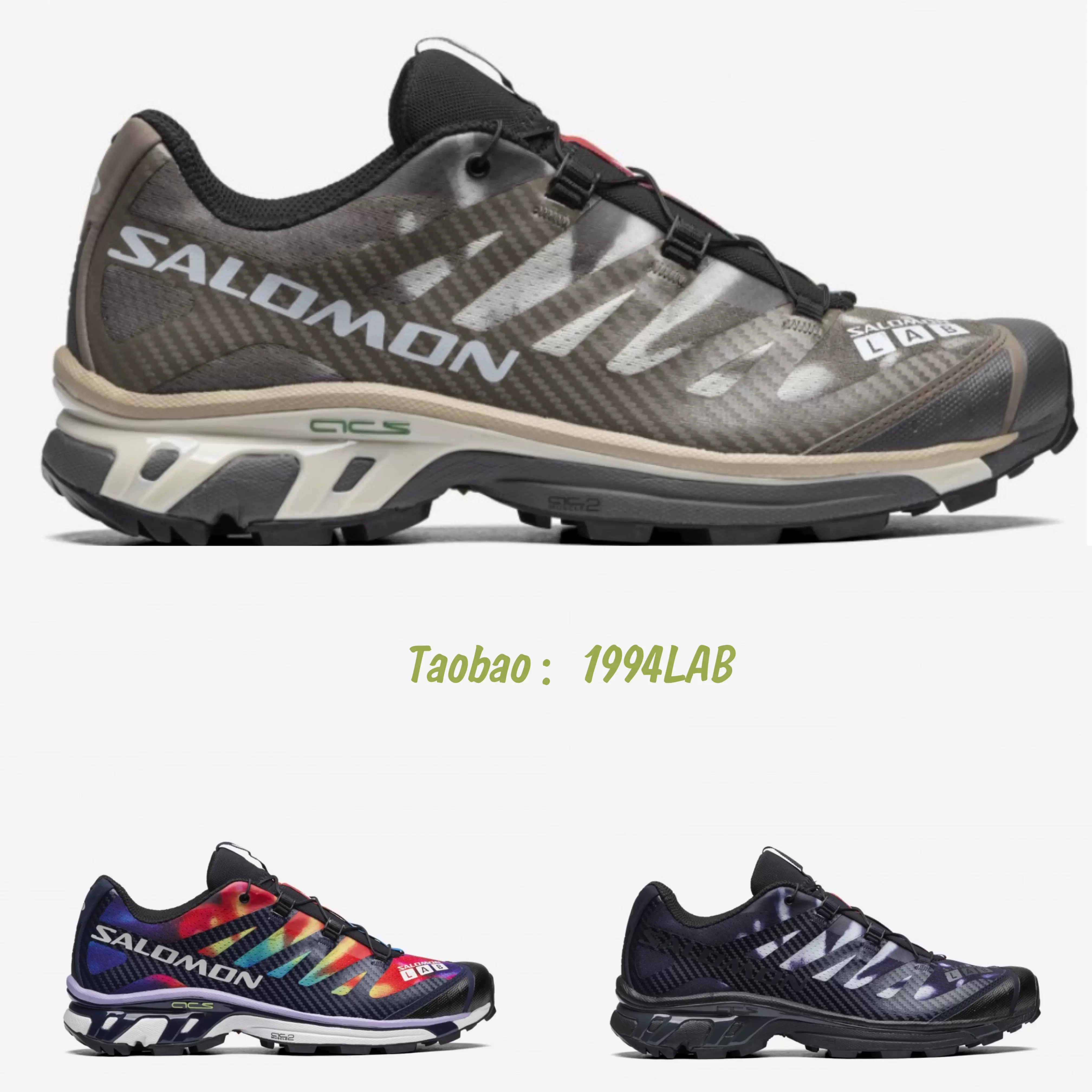 Salomon XT4 薩洛蒙戶外運動鞋男女綠彩色黑藍潮鞋XT-4 ADVANCED-Taobao