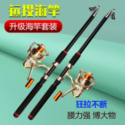 New Hard Fishing Rod for Sea Fishing, Lure Fishing, Rock Fishing, Ultra-Hard Rod for Big Fish, Long-Distance Casting Rod, Metal Fishing Reel, Fishing Gear