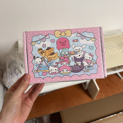Customizable ins Pacha Dog Kt Cat Airplane Box Cartoon Card Packaging Material Cute Gift Packaging Box
