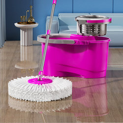 Meiya Dual-Drive Rotating Mop Household Mop Bucket Hands-Free Lazy Mop Automatic Water-Wringing Dry and Wet Dual-Use