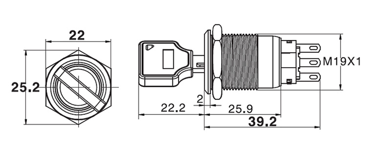 SSC Controls G502-MO-2S Foot Switch, Electrical, 2-Stage Action, SPDT Each Stage, Single Pedal, Heavy Duty, Industrial, Replaces 534-SWH