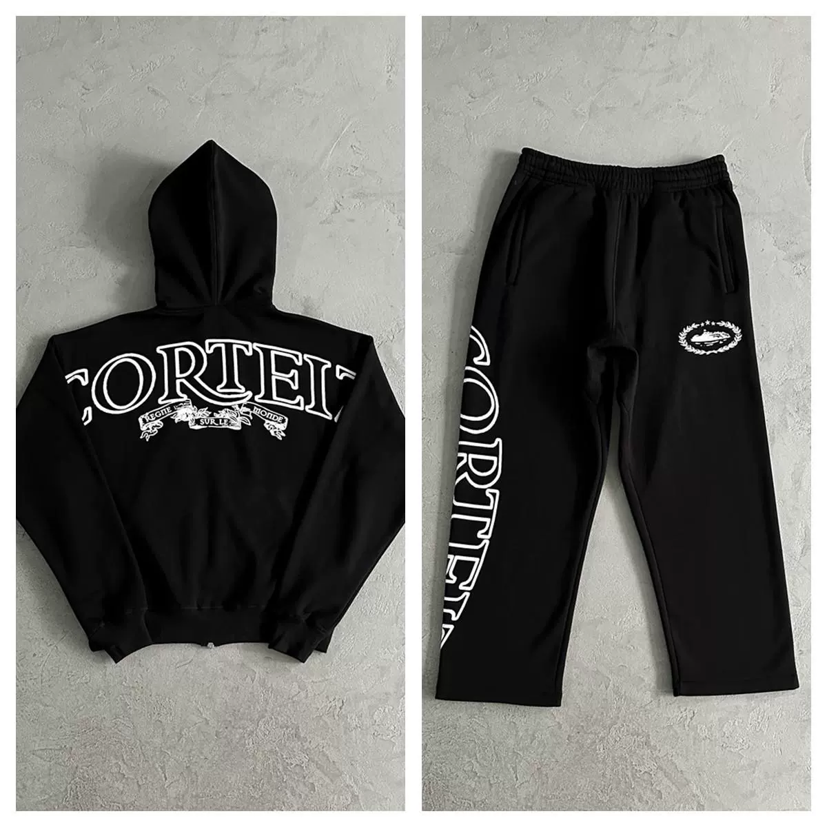 Corteiz superior royale zip set高街休闲运动套装高质量潮牌-Taobao 