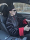 Spot New Year's greetings new Chinese style stand collar red two-sided cotton jacket for women loose cotton jacket
