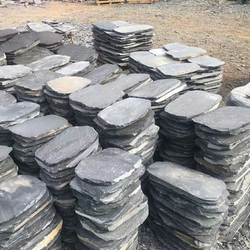 Natural Bluestone Stepping Stones, Paving Stones, Floor Tiles, Courtyard Outdoor Lawn Garden Forest Non-Slip Stepping Stones