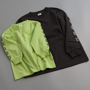 
19072 Khmer printed long-sleeved T-shirt spring new arrival children's boys and girls loose casual bottoming shirt for outer wear and inner wear