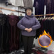 
Middle-aged and elderly women's casual hooded velvet windbreaker jacket for small mothers, warm, thick, jacket and cotton padded winter clothing