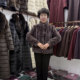 
Mom's new winter stand-up collar fashionable mink fur all-in-one coat small popular colorful grandma fur outfit