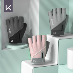 Keep Fitness Gloves for Women, Anti-Callus, Non-Slip, Equipment Training, Sports Wristbands, Men's Style, Cycling, Pull-Ups