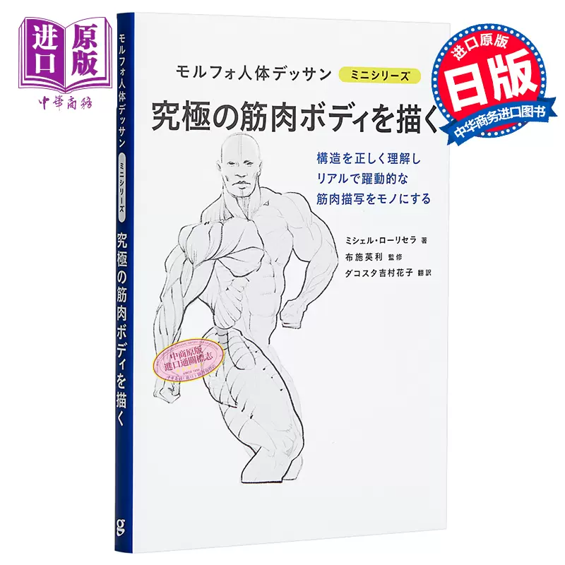 现货究极的肌肉画法morpho人体素描日文原版究極の筋肉ボディを描く