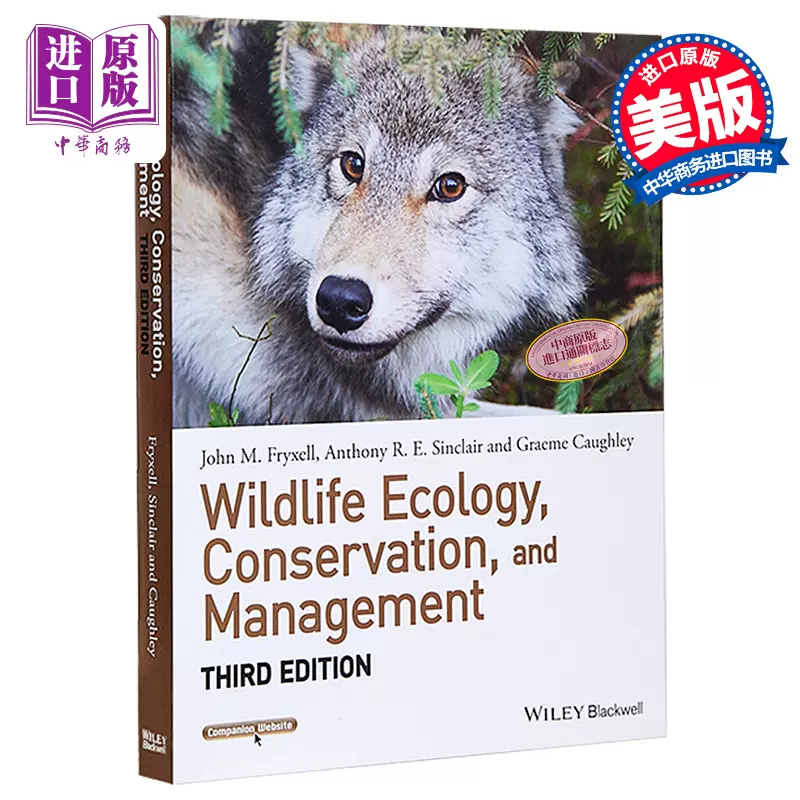 Wildlife Ecology Conservation And Management 3E 英文原版野生動物