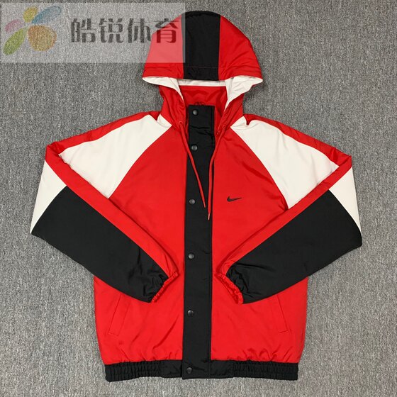 
Haorui Sports Nike Men's Sports and Casual Basketball Hooded Cotton Jacket DQ6199-657