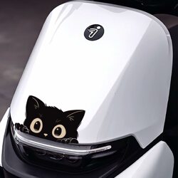 Popular Scratch-Covering Car Stickers, Peeking Saucy Cat Stickers, Creative Car Stickers, Waterproof Car and Electric Vehicle Stickers