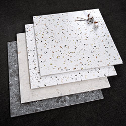 Gray Terrazzo Tiles 600X600 Living Room and Dining Room Non-Slip Antique Tiles 800X800 Shopping Mall Clothing Store Floor Tiles
