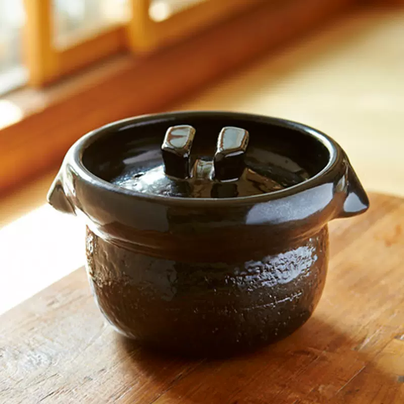 雲井窯 土鍋 赤楽 五合炊き - 調理器具