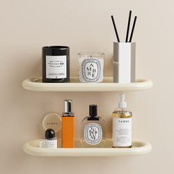 Bathroom Storage Rack, Wall-Mounted Shelf, Wall-Hanging Toilet, Bathroom Sink, Washroom Suction Cup, No Drilling Required