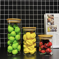 Model Room Dining Room Cabinets, Miscellaneous Grains, Glass Jar Ornaments, Kitchen Artificial Fruit Set, Wine Cabinet Soft Decoration Combination